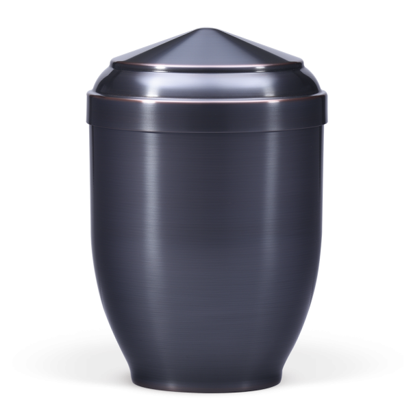 Tierurne aus Kupfer galvanisch dunkel groß